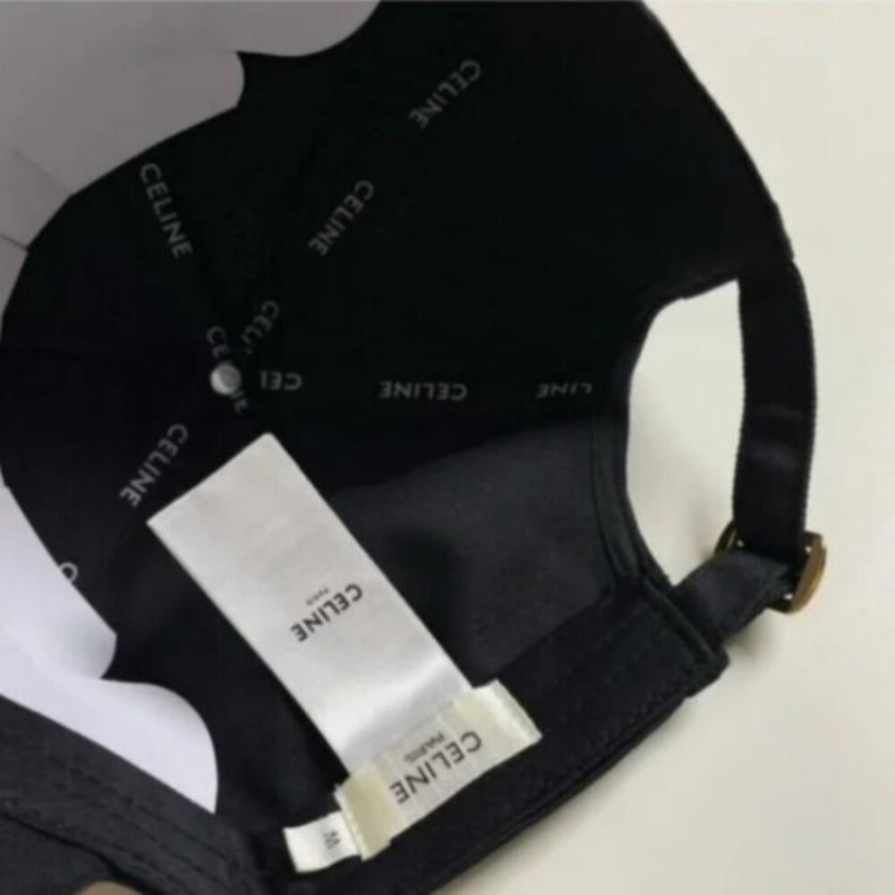 Black CelineTriomphe Baseball Cap - image 2